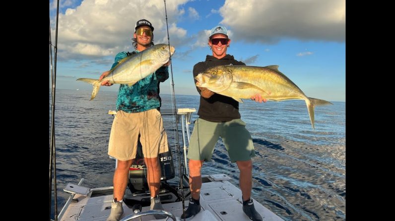 Backcountry & offshore double dippin' in the skiff! HUGE yellow jacks, snook, tarpon!!!