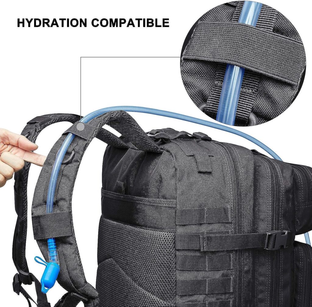 40L Military Tactical Shoulder Backpack for Assault Survival Molle Bag Pack Fishing Backpack for Tackle Storage