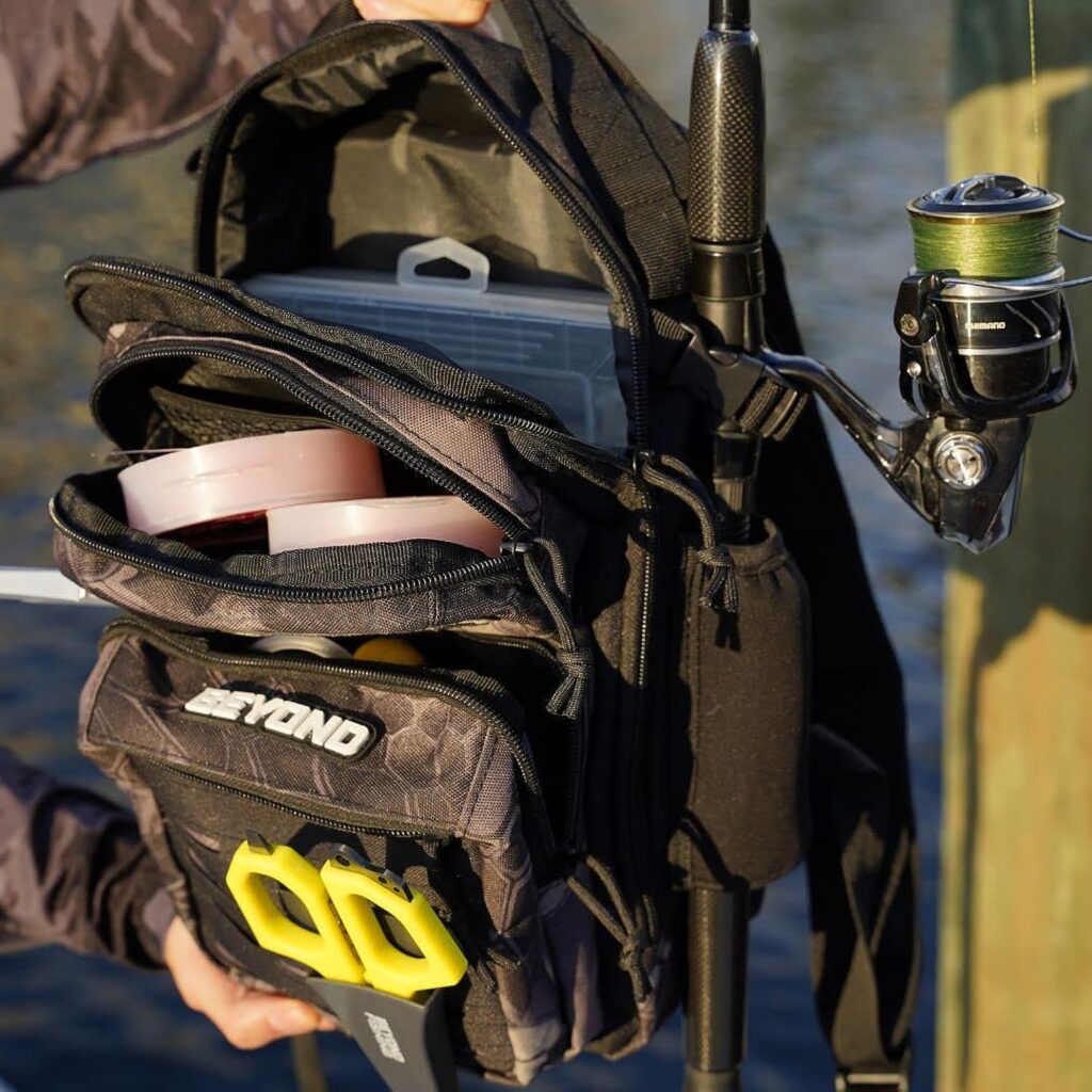 Beyond Fishing Tackle Backpack- The Voyager (Black Onyx)