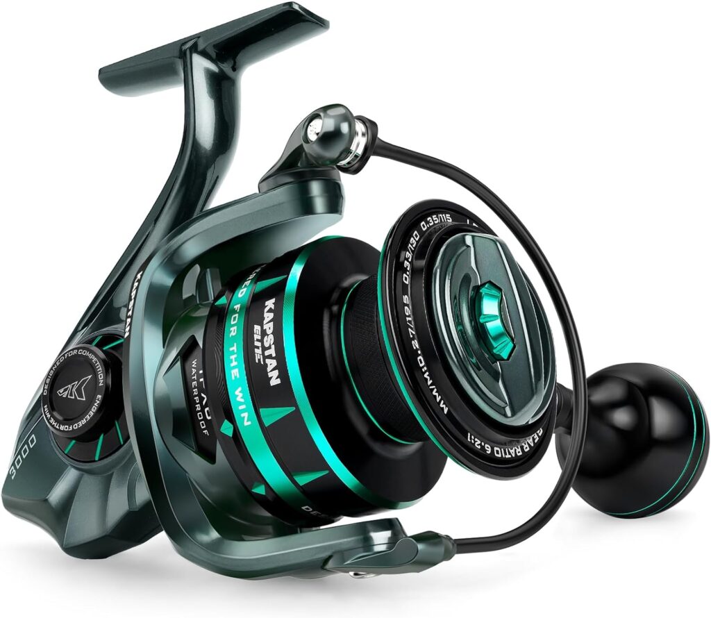 Amazon.com : KastKing Kapstan Elite Spinning Reel, High Speed Saltwater Spinning Reel, Size 4000 : Sports Outdoors