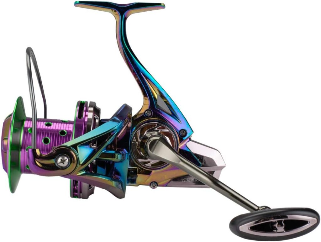 Diwa Spinning Fishing Reels 60 LBS Max Drag Power 18+1 Stainless BB Metal Body Casting Fishing Wheel 8000 10000 12000 Spool Series Freshwater Saltwater Big-Game Surf Ultra Smooth Spinning Reel