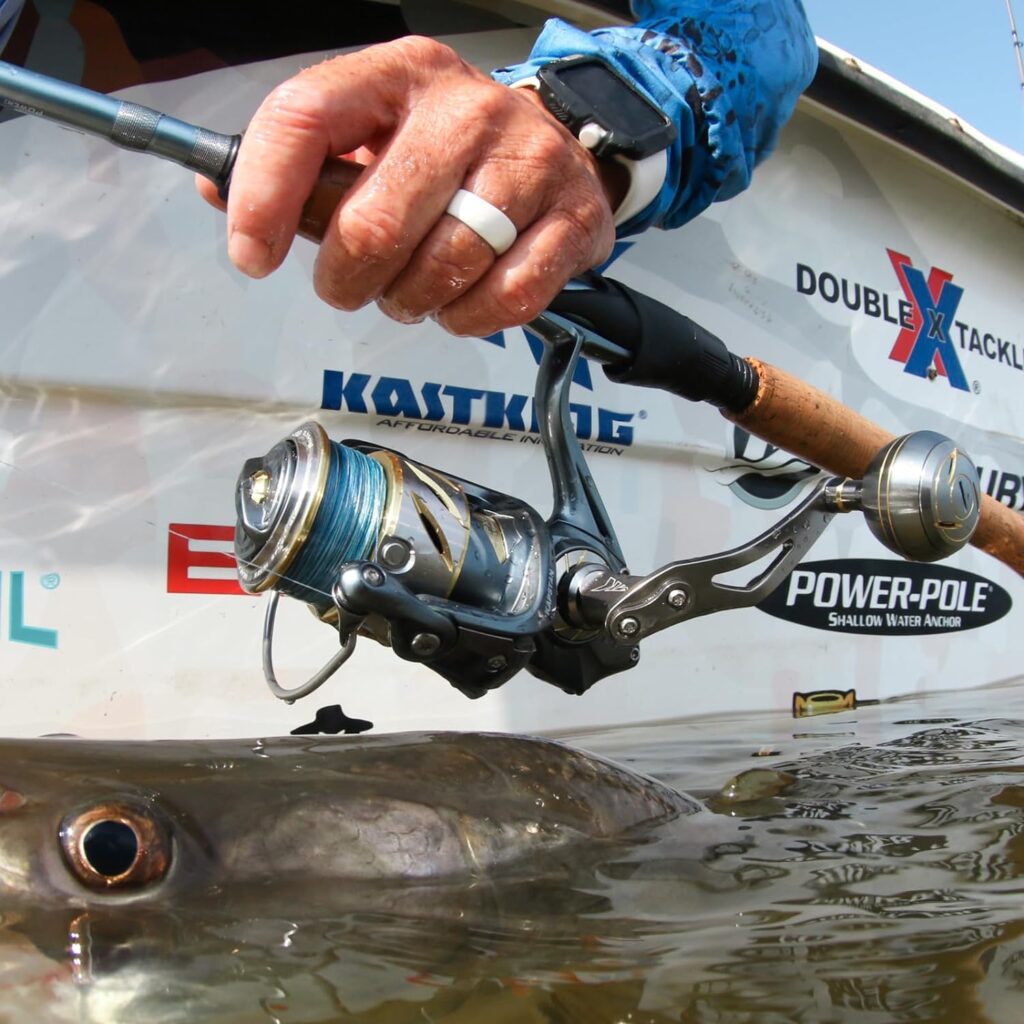 KastKing Kapstan Elite Saltwater Spinning Reel - IPX6 100% Waterproof – Up to 55LBs Max Drag Big Game Fishing Reel - CNC Aluminum Body - Power Handle, 6+1+1 Corrosion-Resistance Bearing System