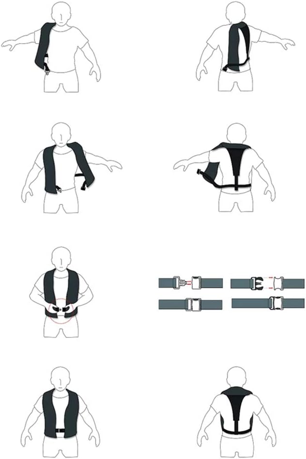 Taotiieout Adult Water Sports Jacket Vest, Adult Water Sports Kayak Swimming Fishing Jacket