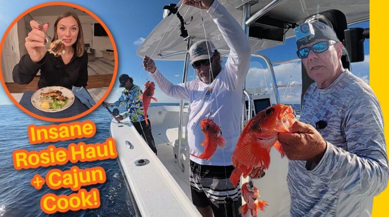 Deep Dropping the Florida Keys: INSANE Rosefish Bite + GIANT Shark!