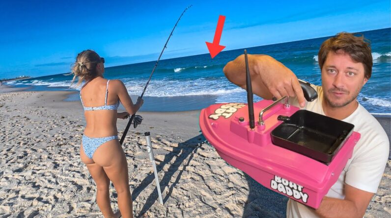 Fishing with a PINK RC Boat {Catch Clean Cook}