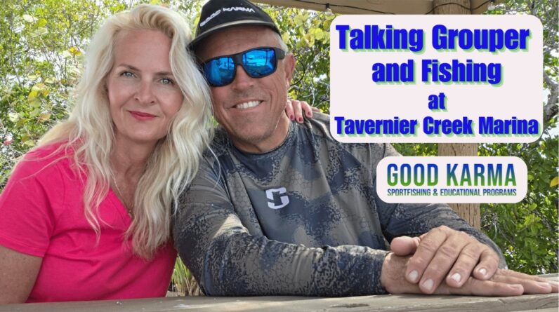 Talking Grouper and Fishing at Tavernier Creek Marina #southflorida #floridakeysfishing