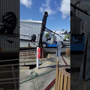 Tavernier Creek Marina getting boats ready for Memorial Day weekend in the Florida Keys
