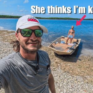 Island survival practice *We have to catch our own food* {Catch Clean Cook}