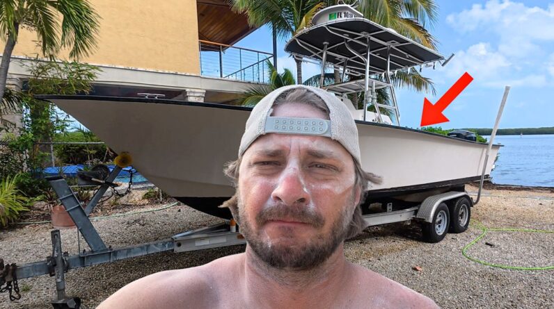 Finishing my boat to bring it up north