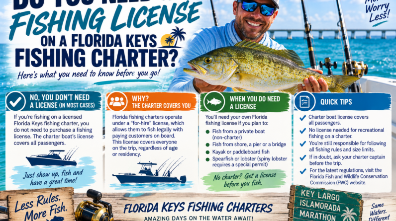Do You Need a Fishing License on a Florida Keys Fishing Charter