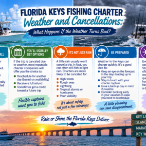 Florida Keys Fishing Charter Weather and Cancellations What Happens If the Weather Turns Bad