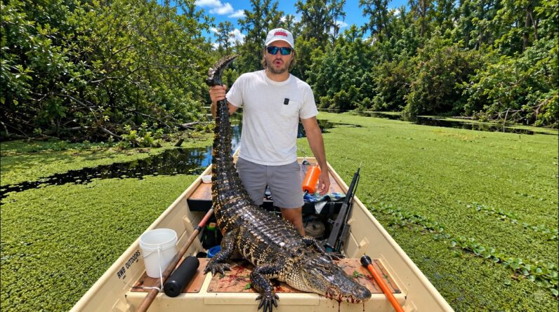 In the swamps on my Jon Boat